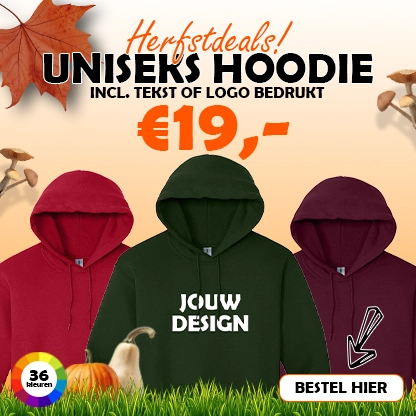 Hoodie bedrukken