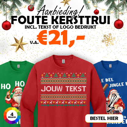 Foute Kersttrui bedrukken