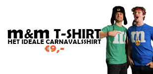 m&m carnavalsshirt