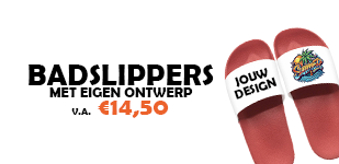 Badslippers bedrukken