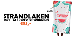 All over Strandlaken bedrukken